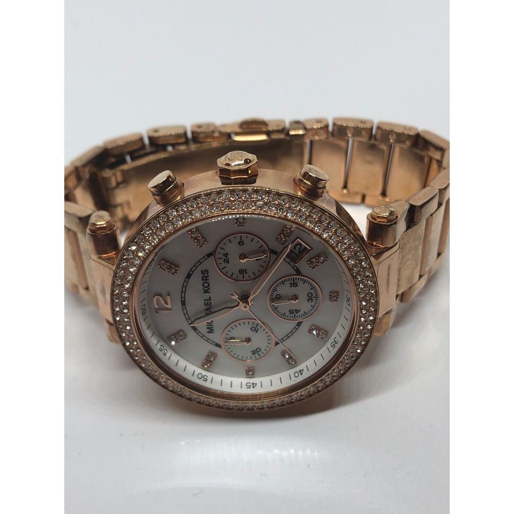 MICHAEL KORS MK5491 Women's Rose Gold Stainless Steel Analog Dial Watch KG313